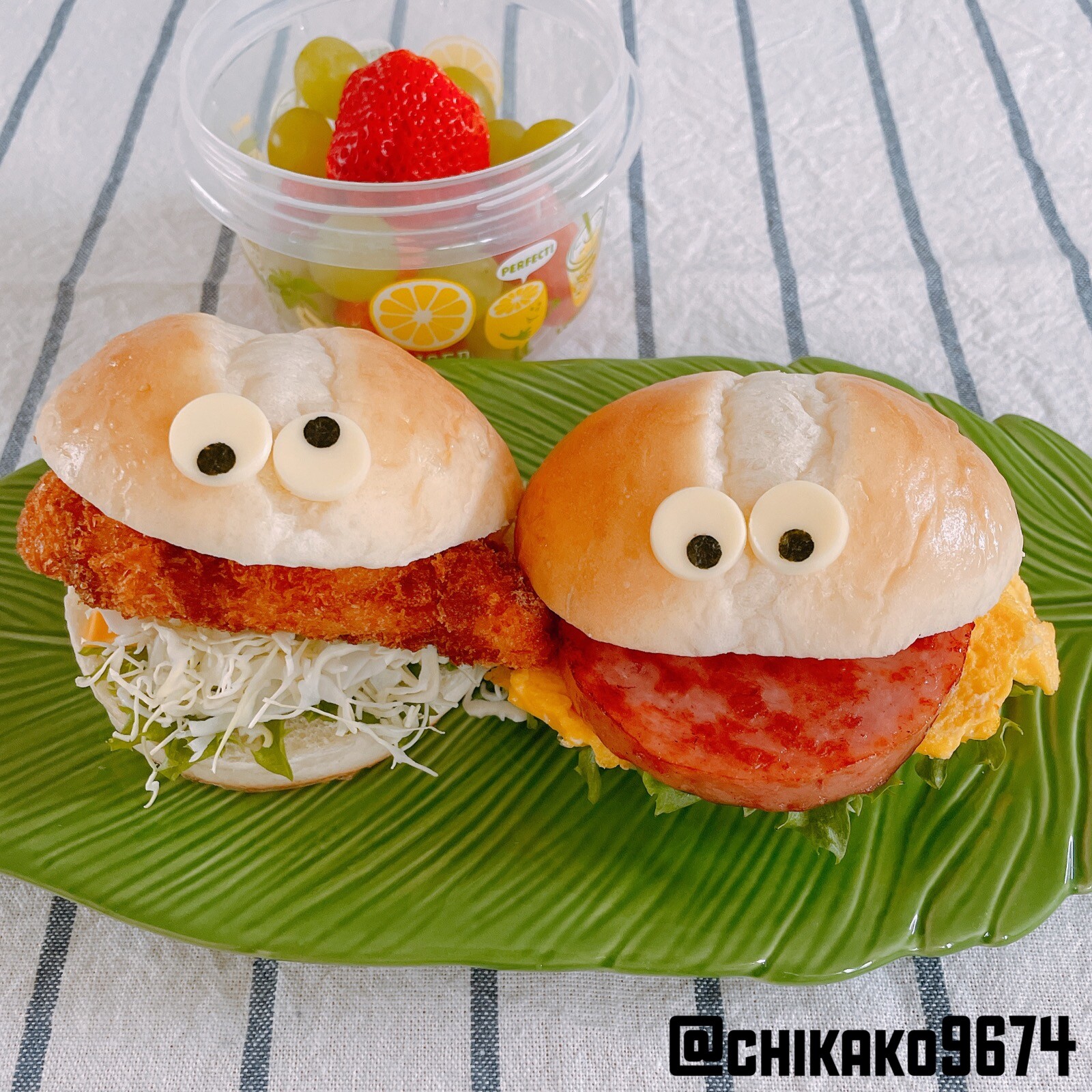 ☆バーガー弁当☆