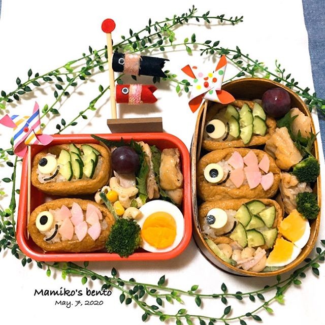 鯉のぼりいなり寿司