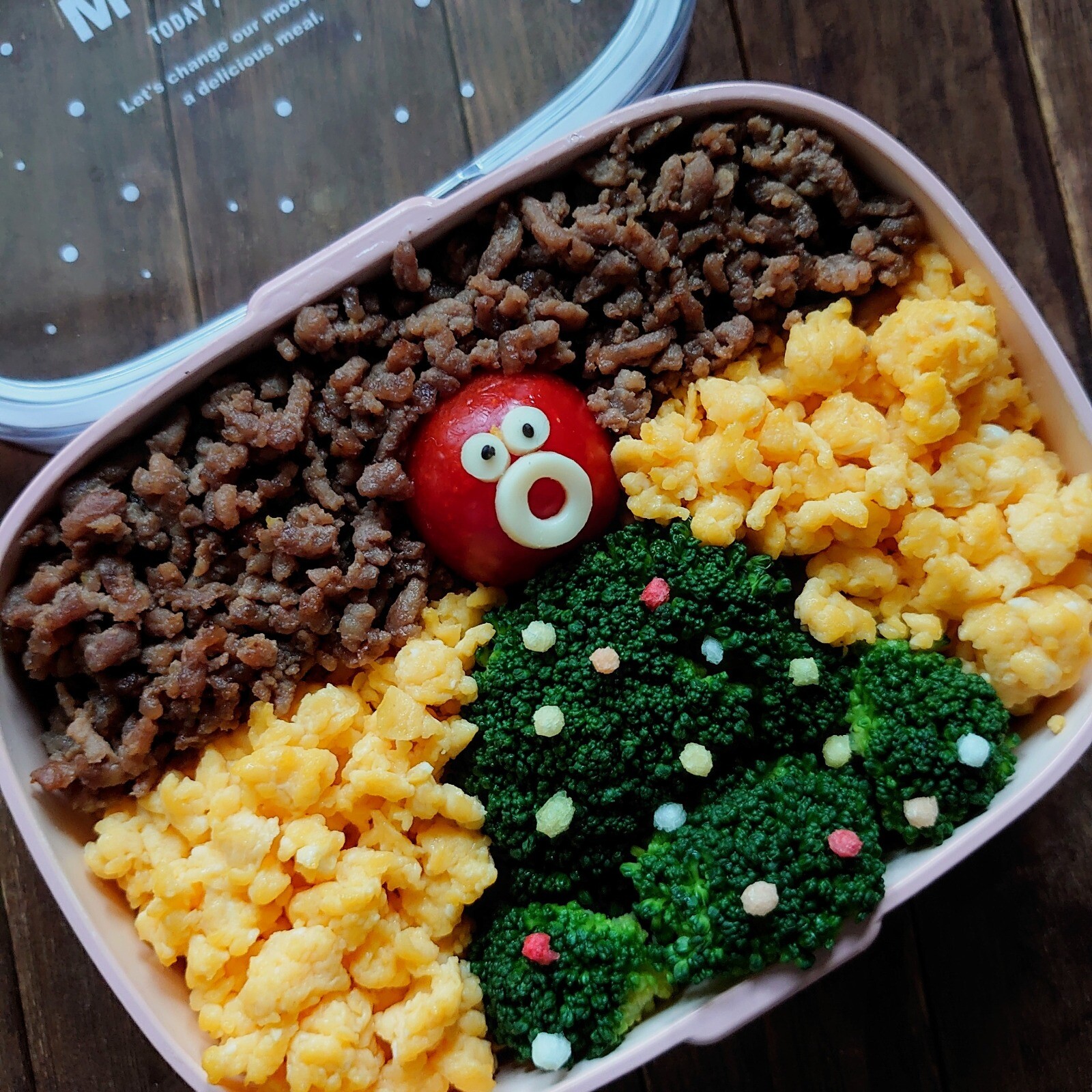 漢の…長女用🍱冬イベント風そぼろ丼弁当