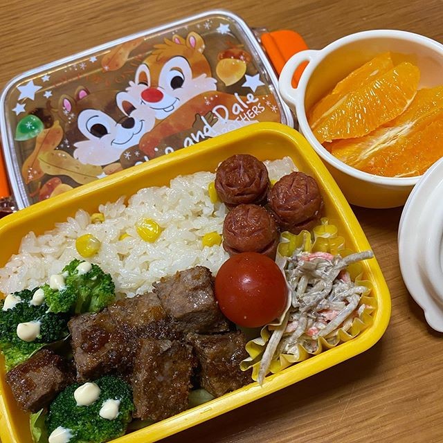 サイコロステーキ弁当