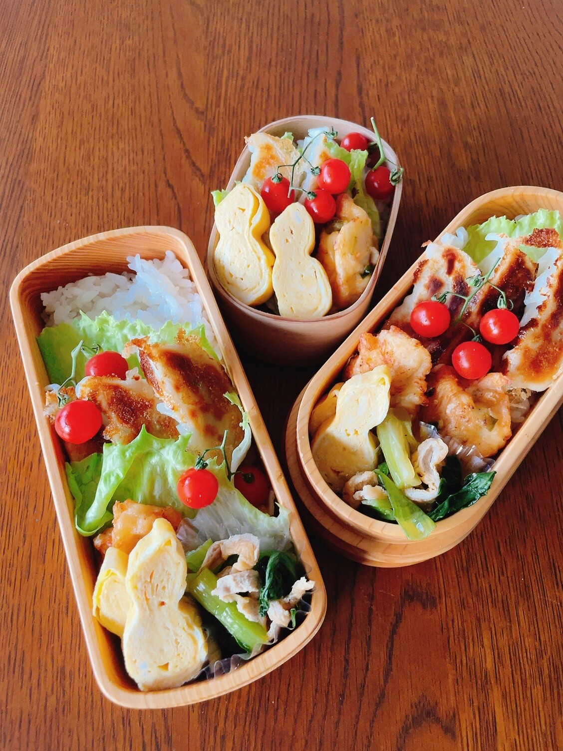 【Today’s three sister’s bento】