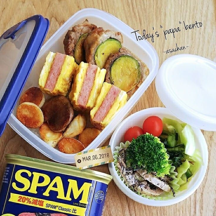 芽キャベツの肉巻き（パパ）弁当