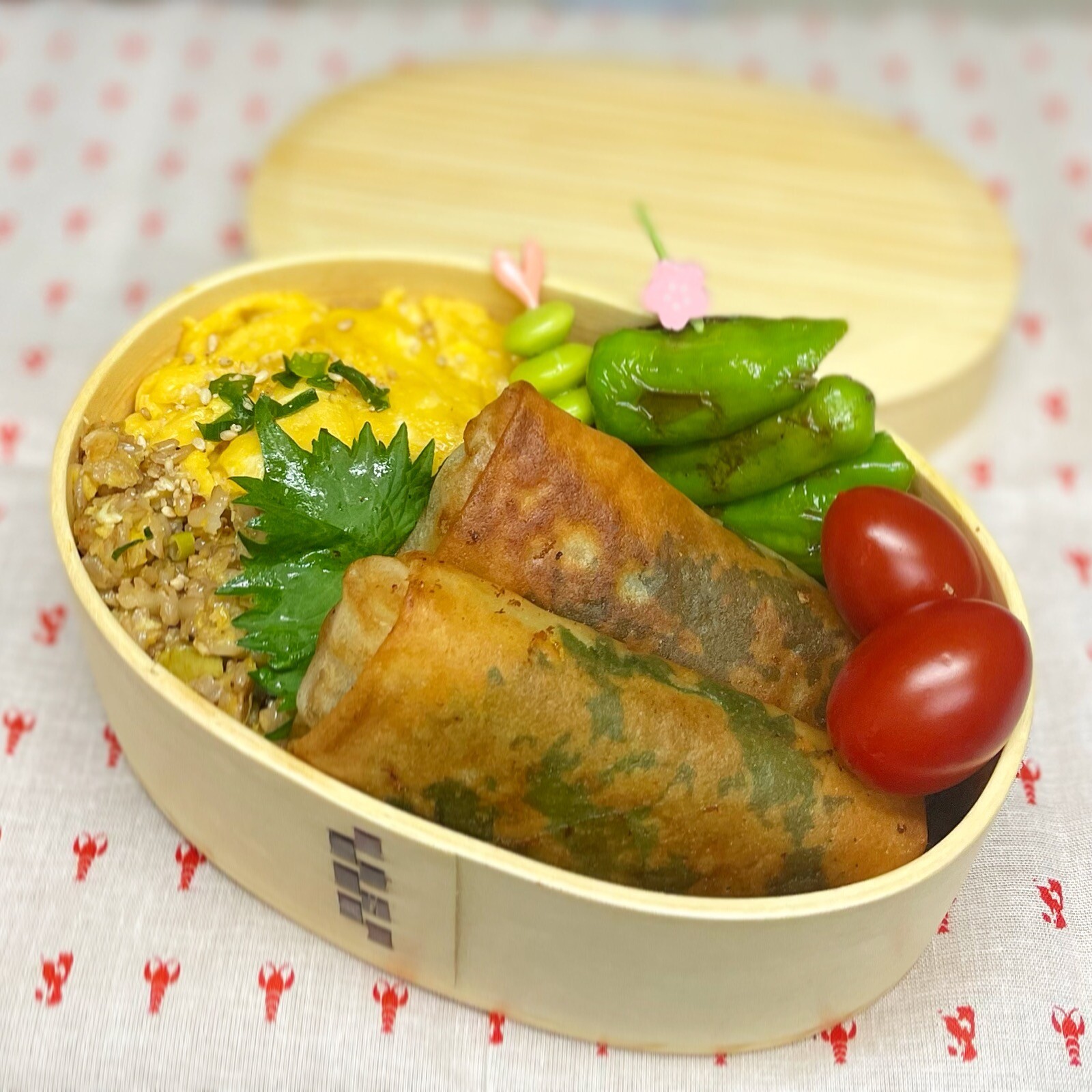 春巻きチャーハン弁当