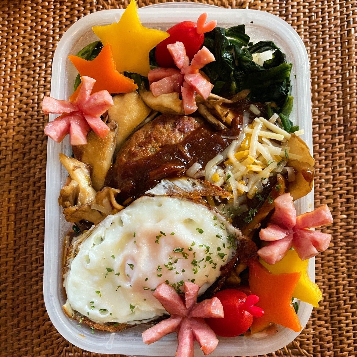 ハンバーグ弁当