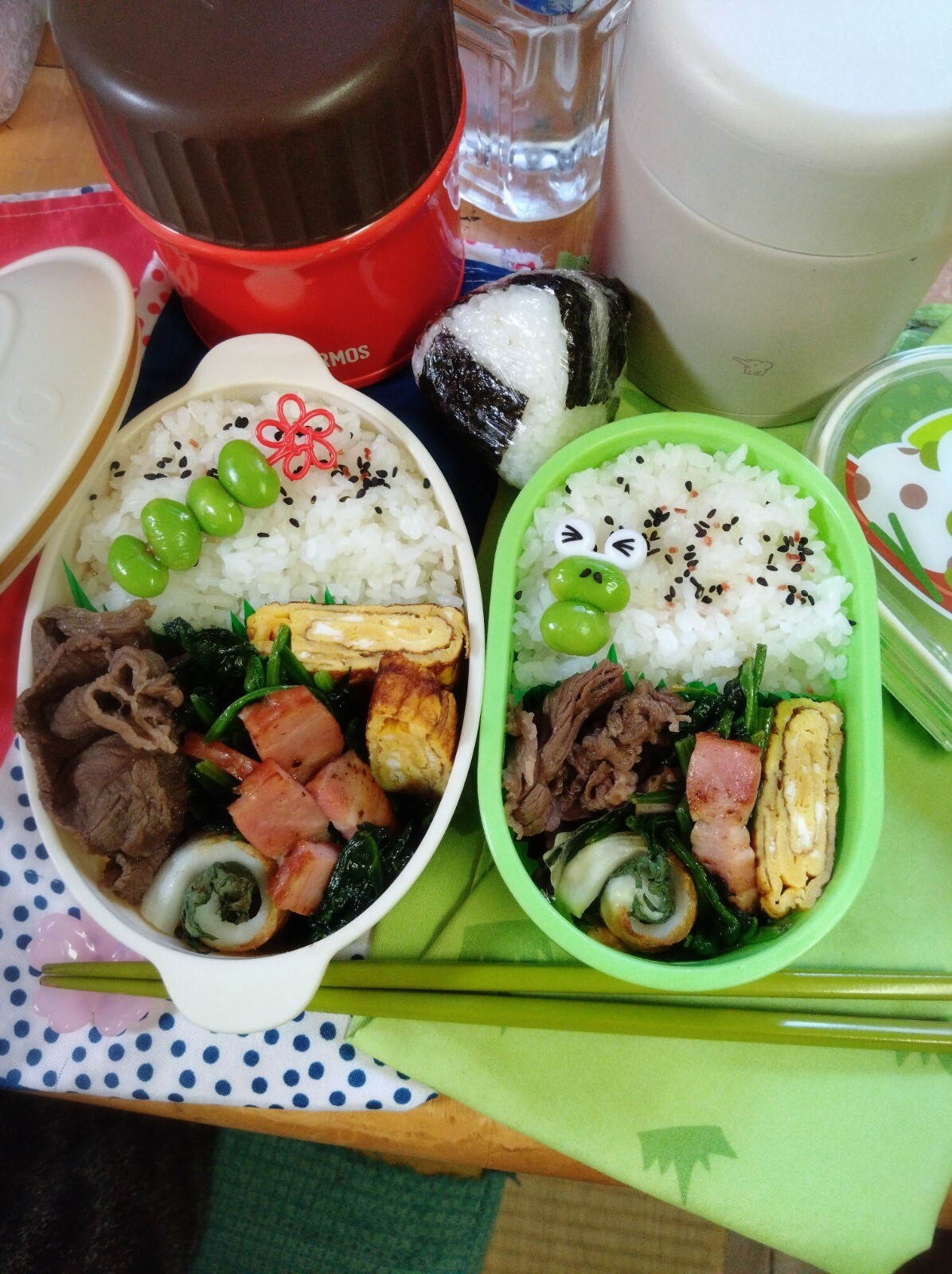 牛肉の甘辛煮弁当