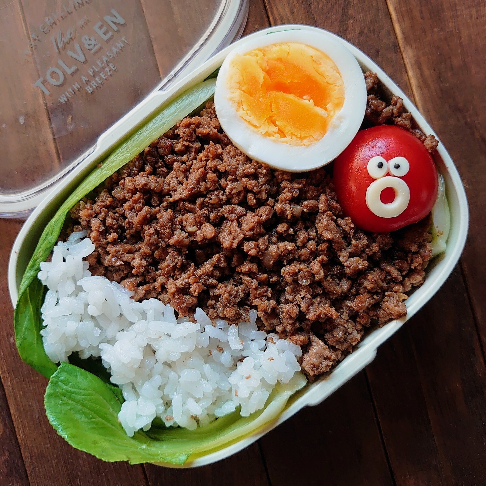 漢の…長女用🍱白飯がススムぞルーロー飯弁当