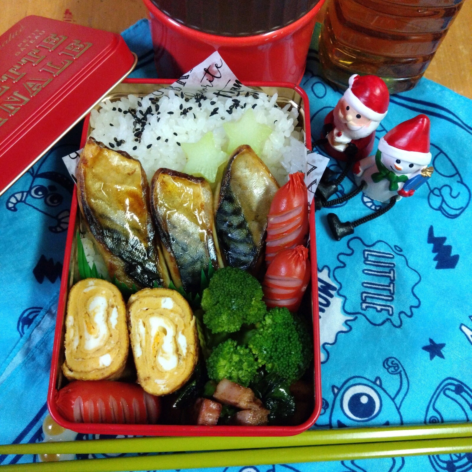 焼き鯖弁当