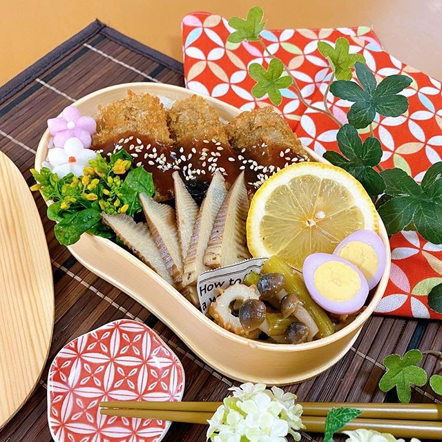 🌿黒はんぺんフライ弁当🌿