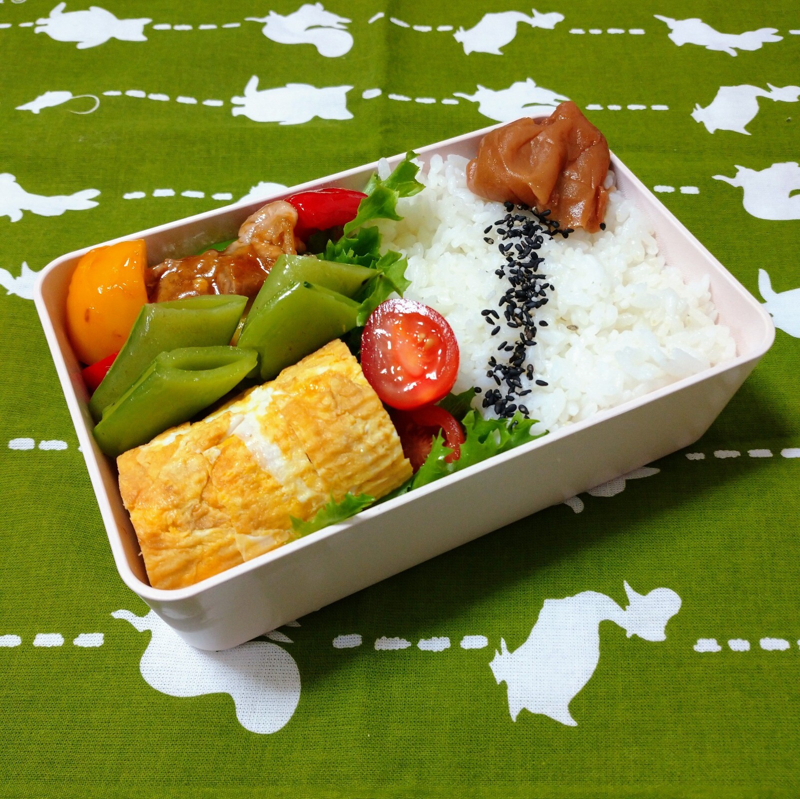 豚肉と野菜の甘酢炒め弁当