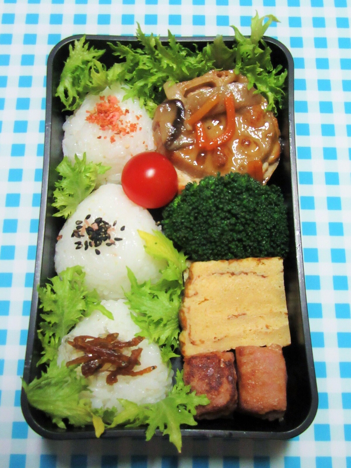 レンコン肉ばさみ弁当