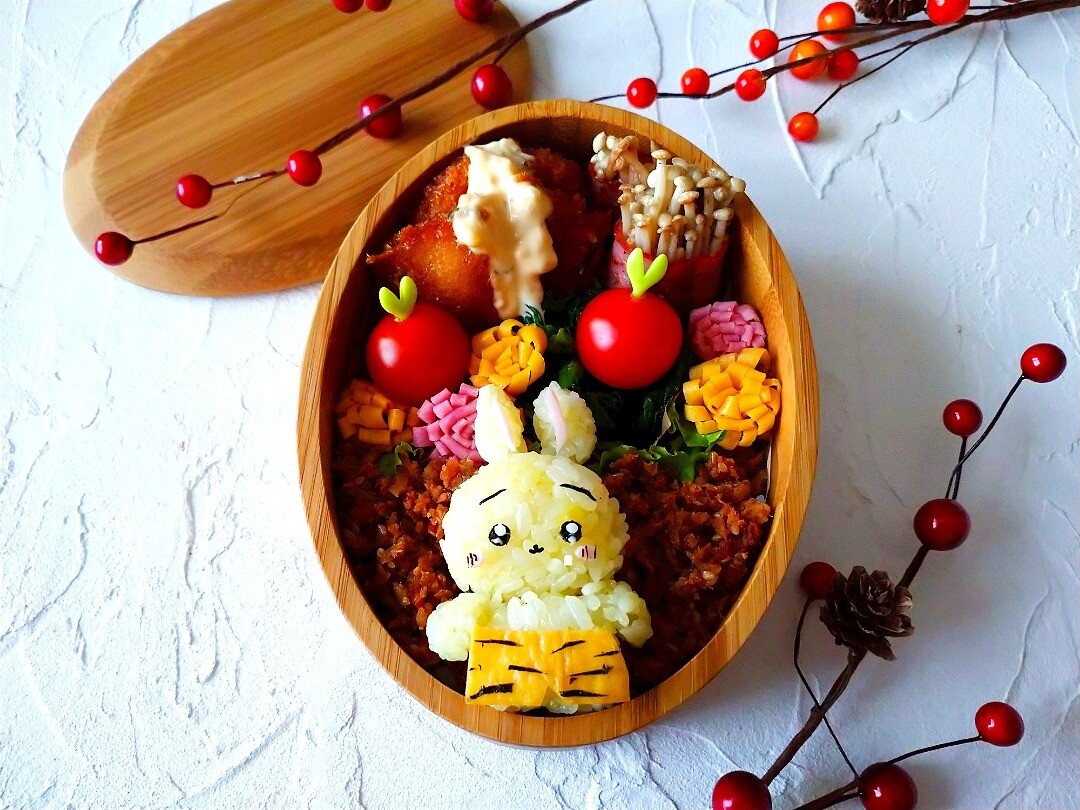 ちいかわ弁当（節分バージョン）