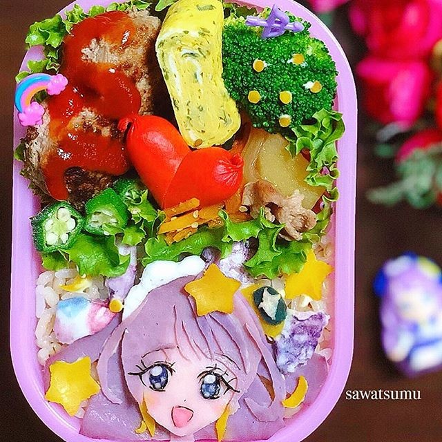 スタートゥインクルプリキュア♡キュアセレーネお弁当♡