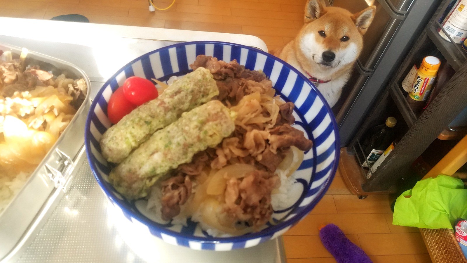 置き弁　牛丼