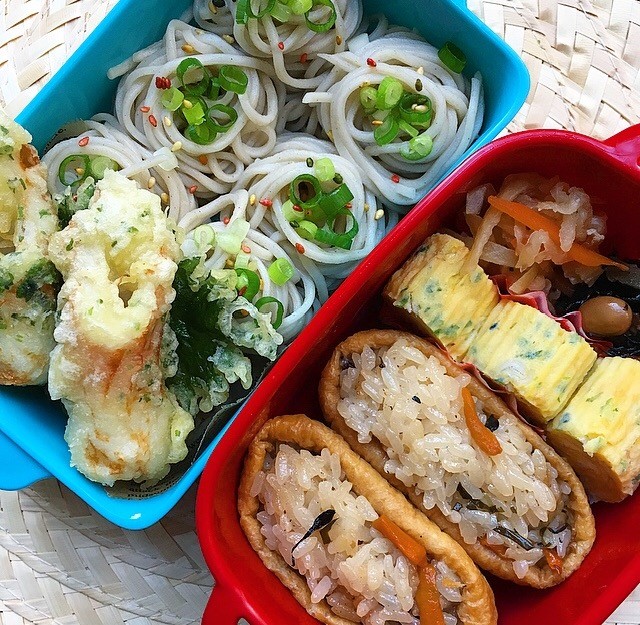 おそば＆おいなりさん弁当