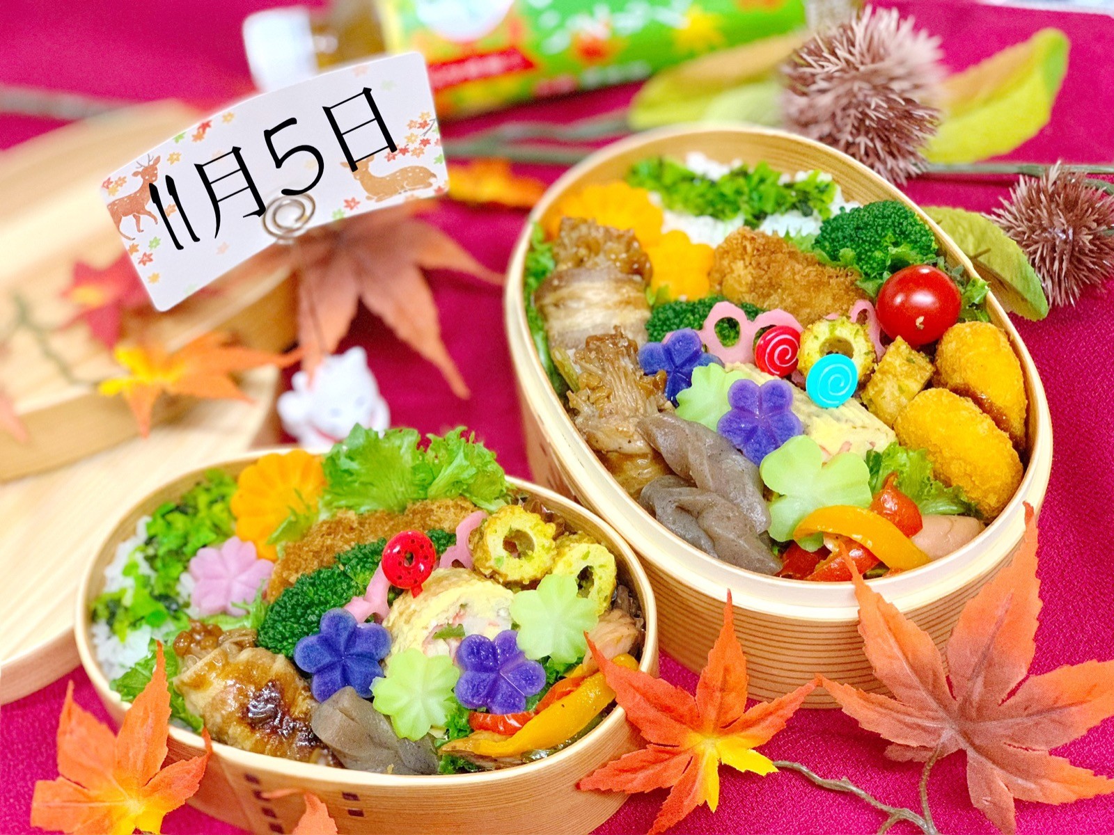 エノキの肉巻き弁当
