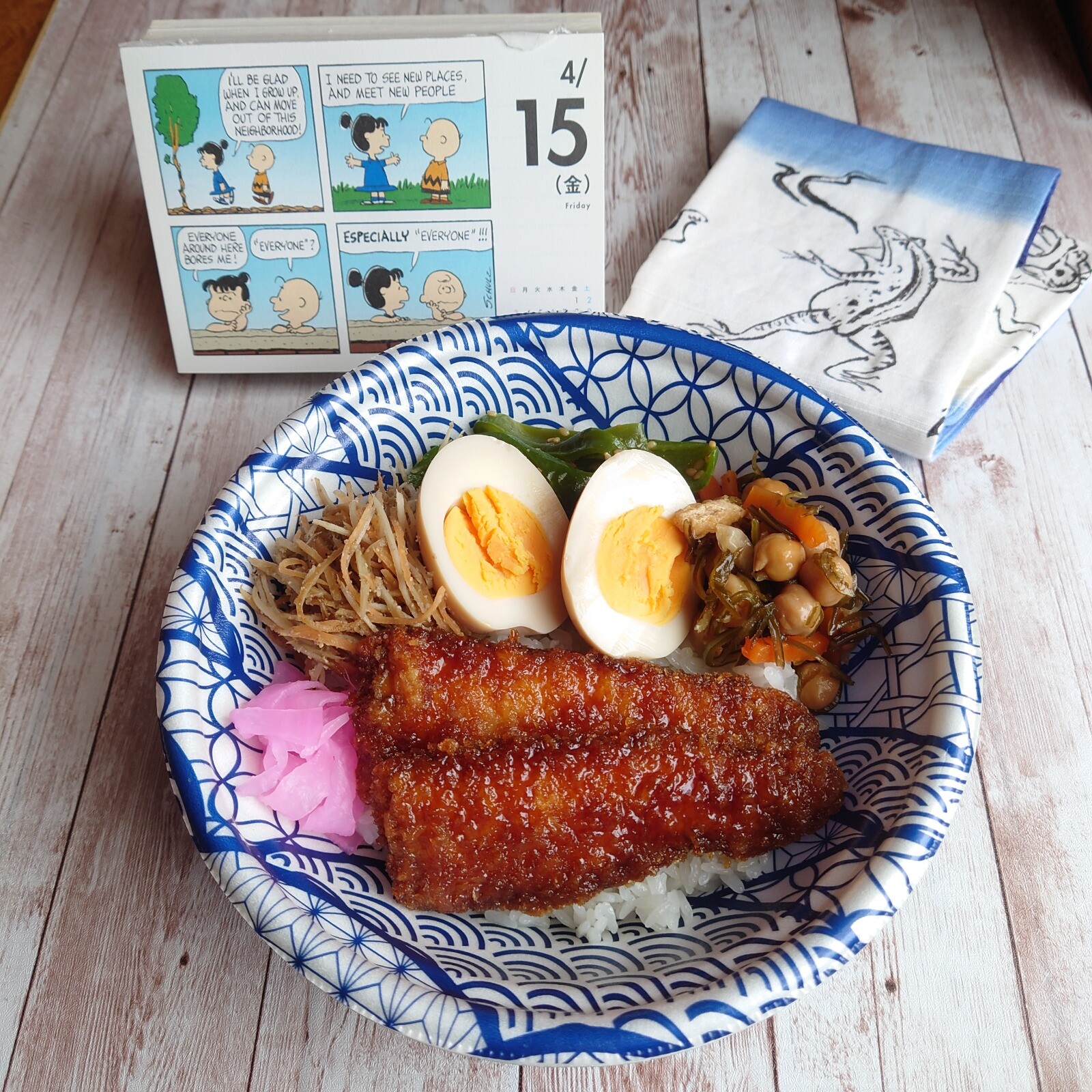 本日の旦那さん弁当♪