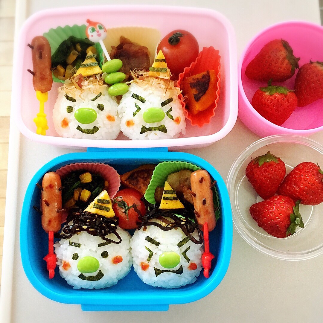 節分鬼ぎり弁当 👹