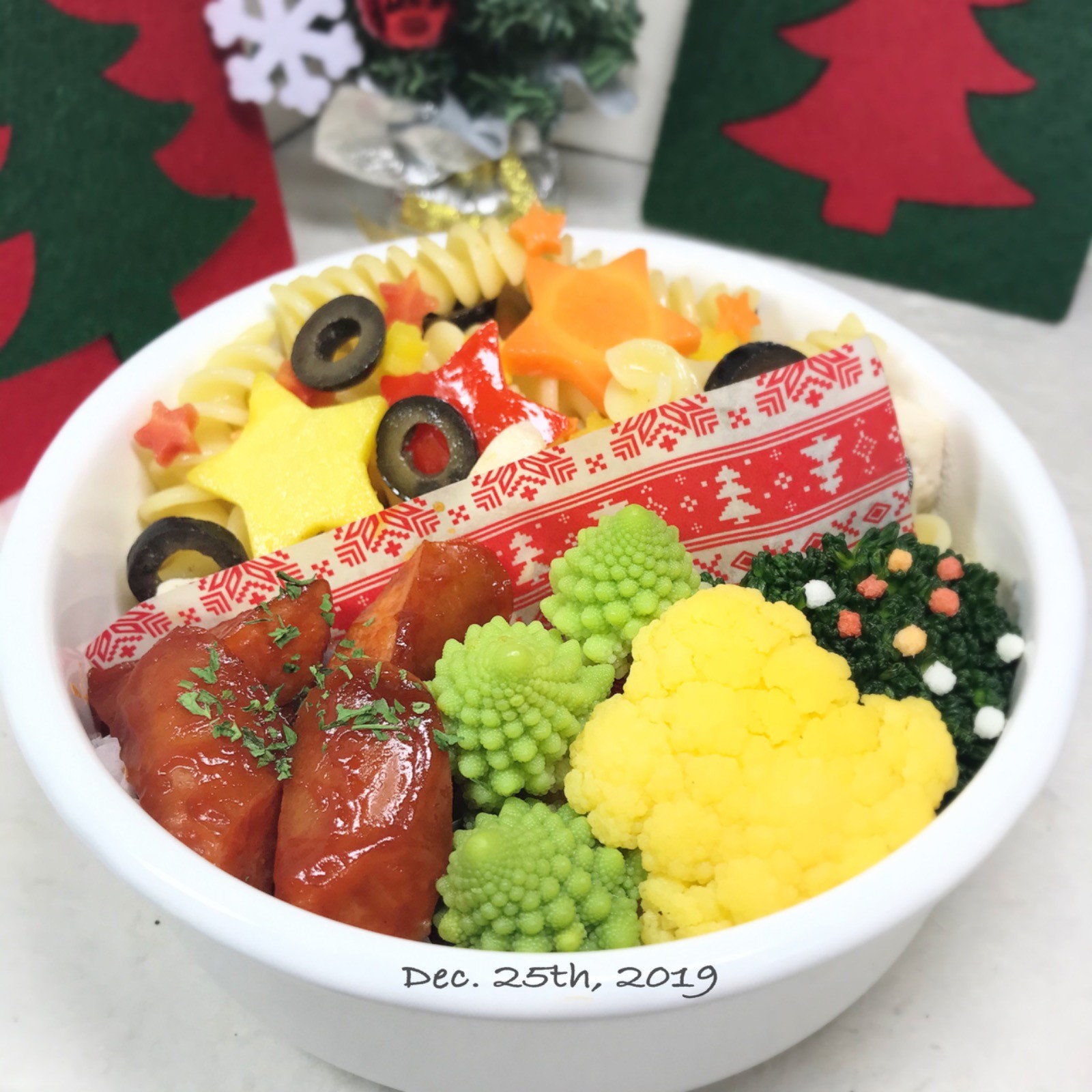 クリスマス残り物弁当