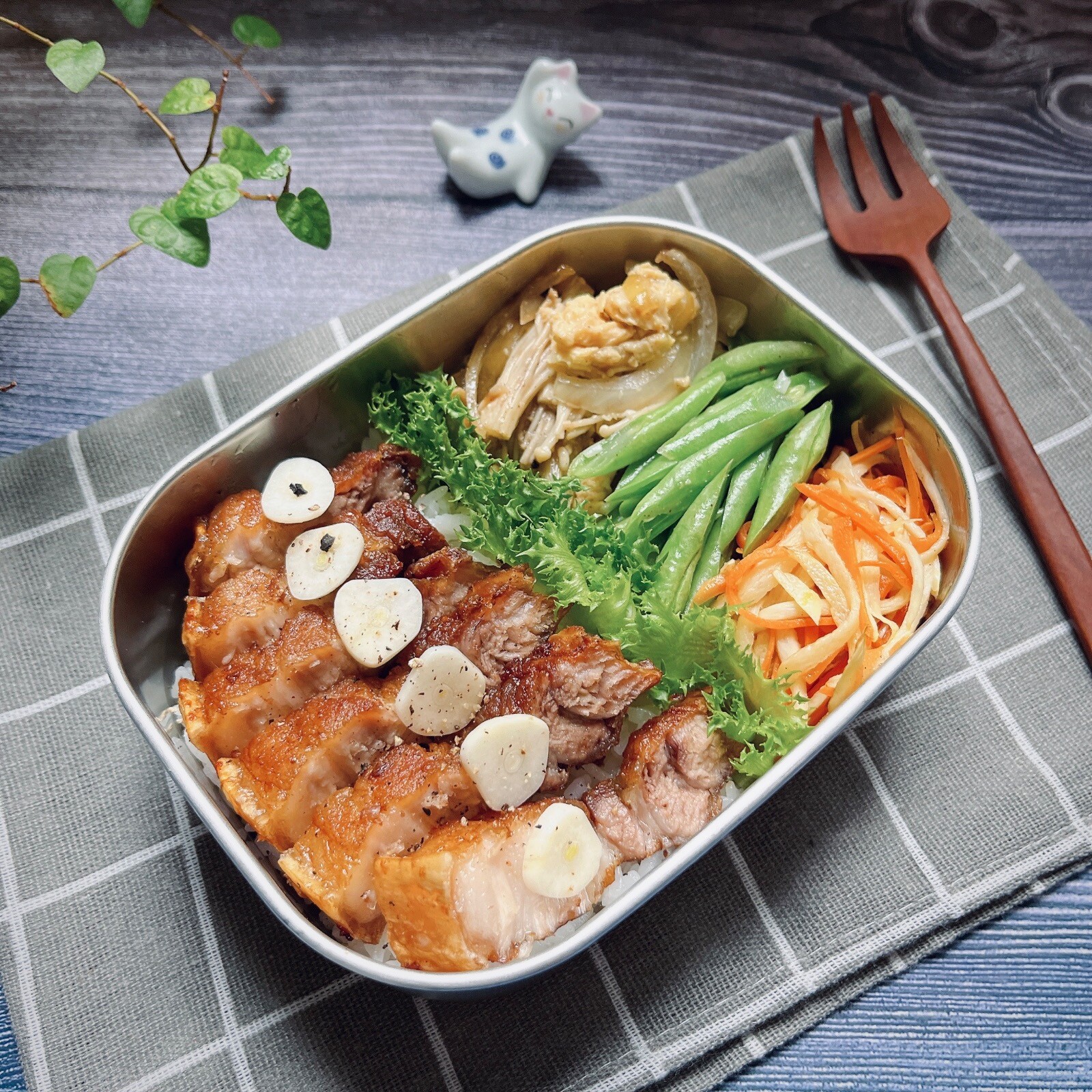 烤鹹豬肉