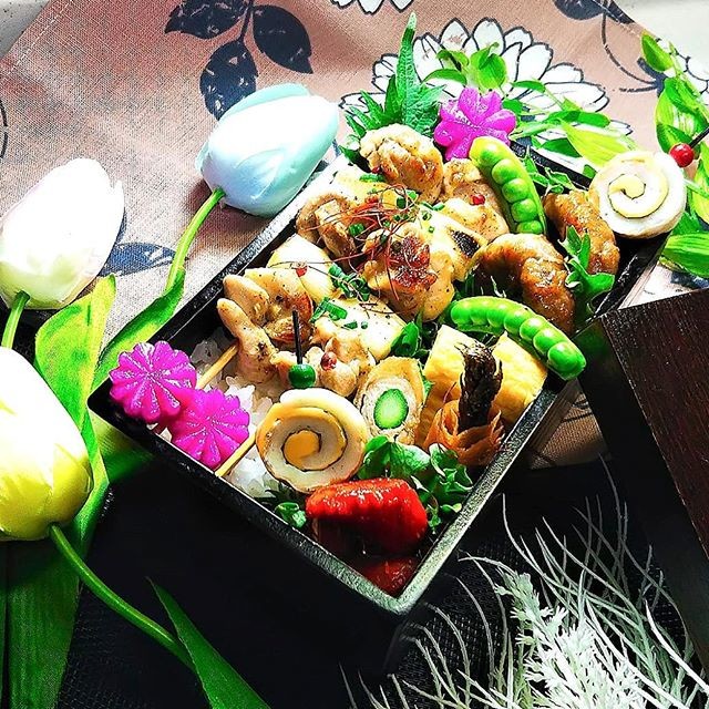 焼き鳥弁当🎵