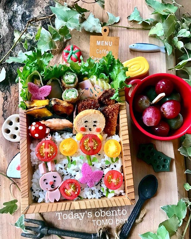 お花畑に