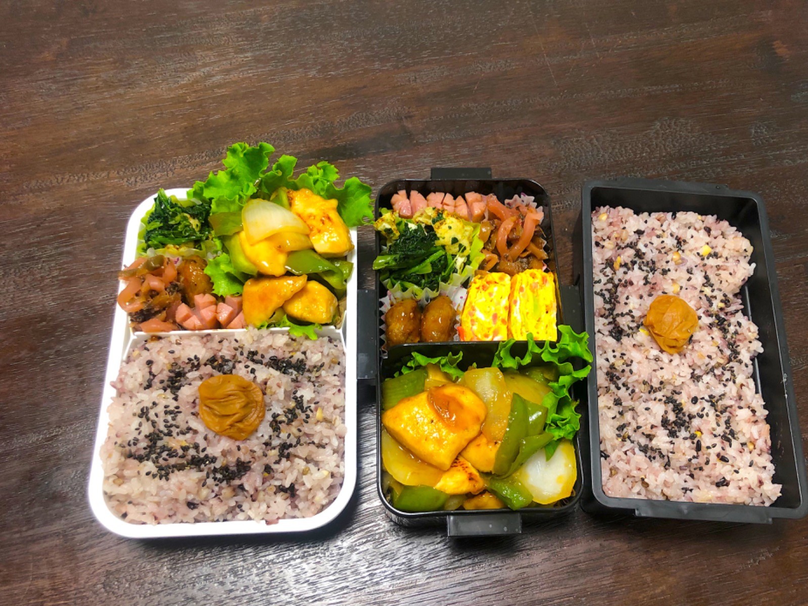 鶏胸肉の酢豚と雑穀米弁当🍱