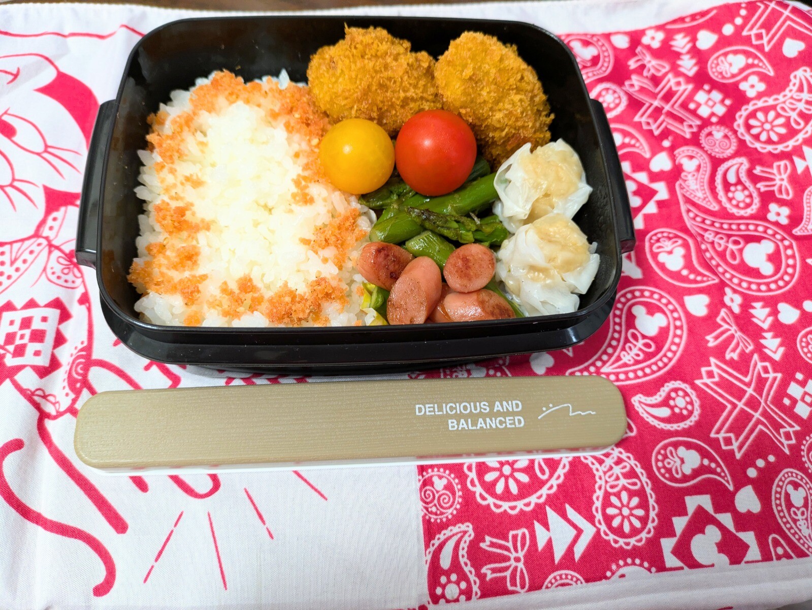 ピーマン肉詰めフライ弁当❣️