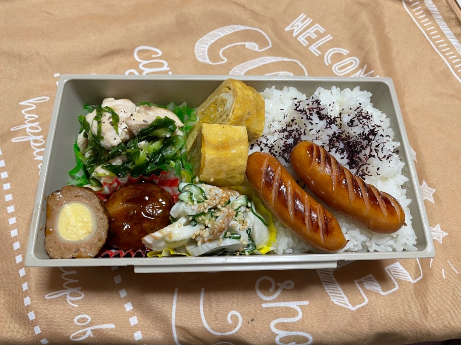 高1サッカー男子のモリモリ弁当