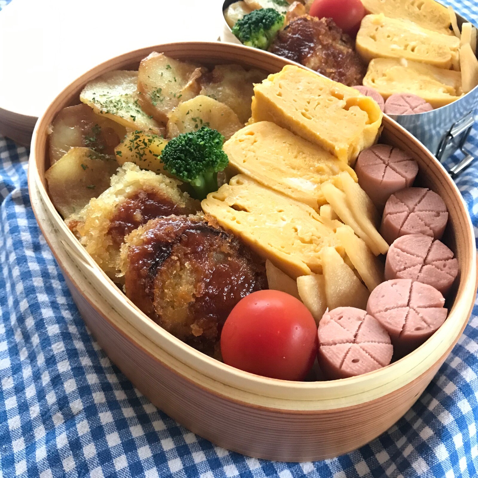 中ぼー息子と夫ののっけ弁