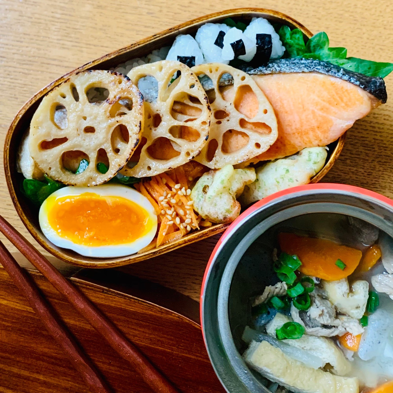 鮭弁当