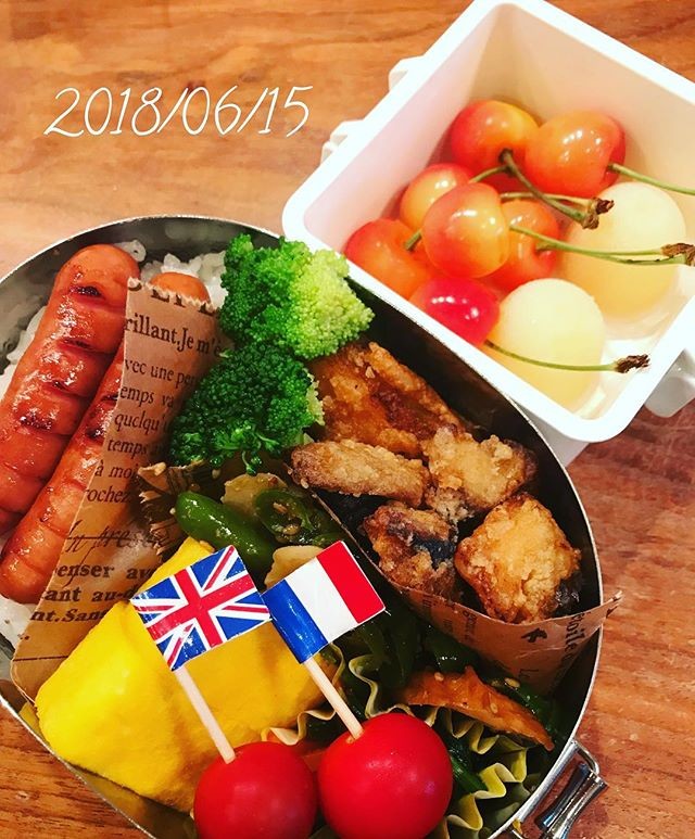 鯖の竜田揚げ弁当