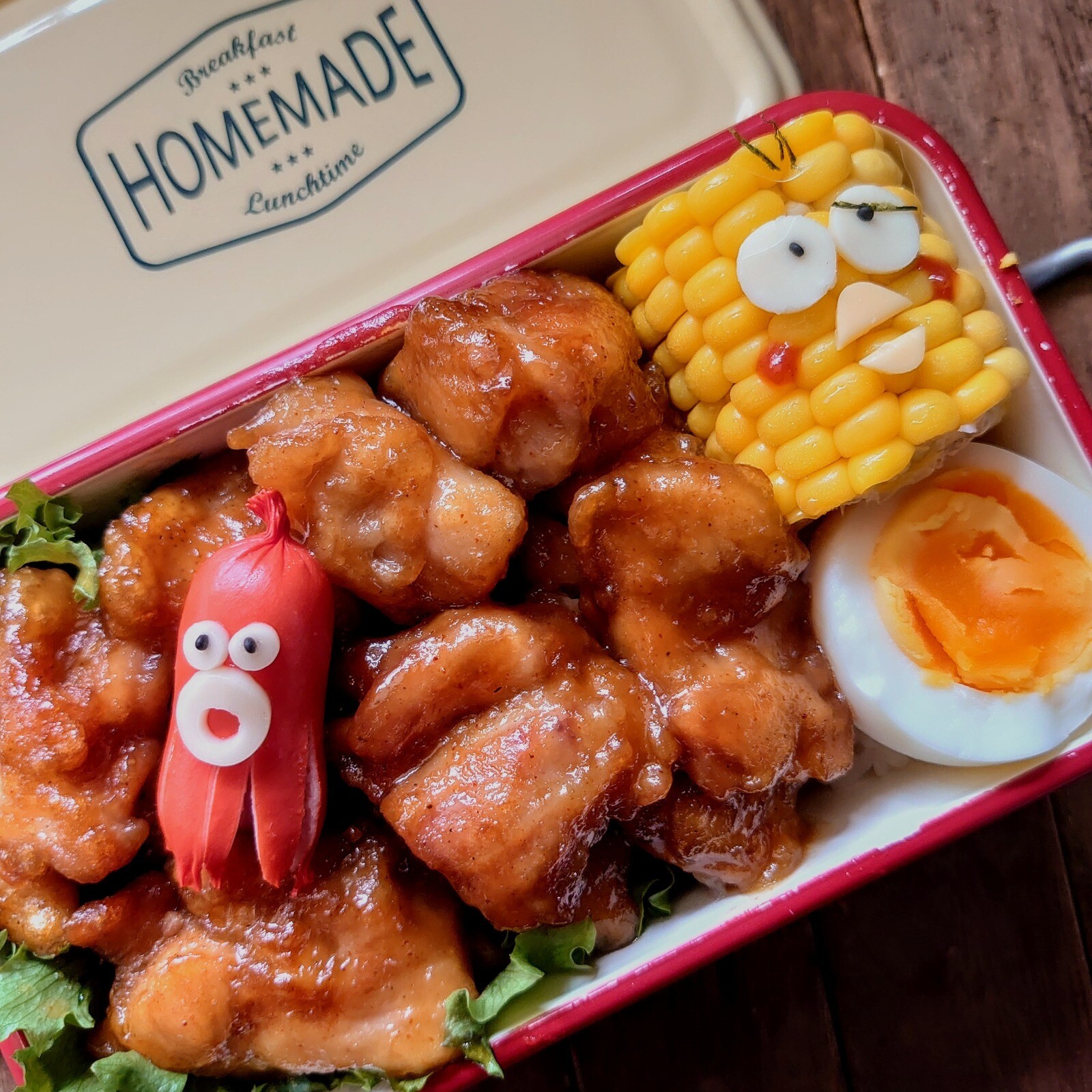 漢の…自分用👔さっぱり食えるぞオレンジチキン弁当🍱
