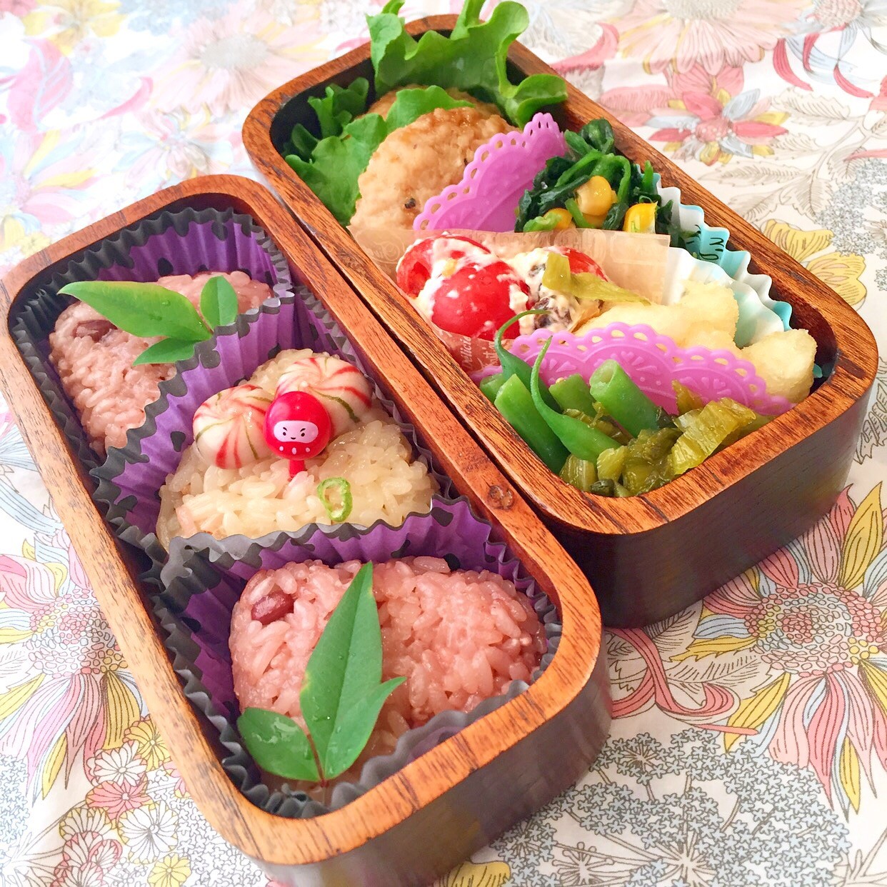 0129 キーマカレーハンバーグ 次女弁当