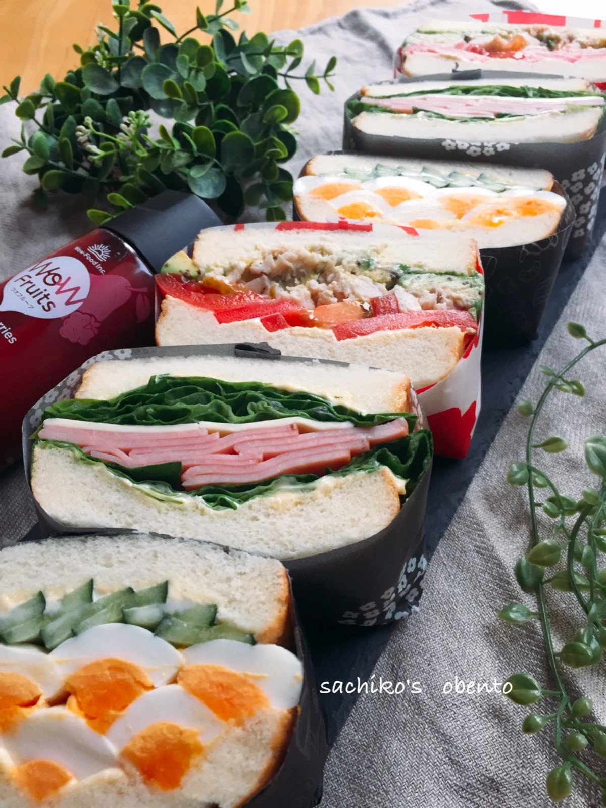 サンドイッチ弁当