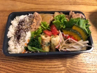 コロナ休校後初のハリキリ弁当