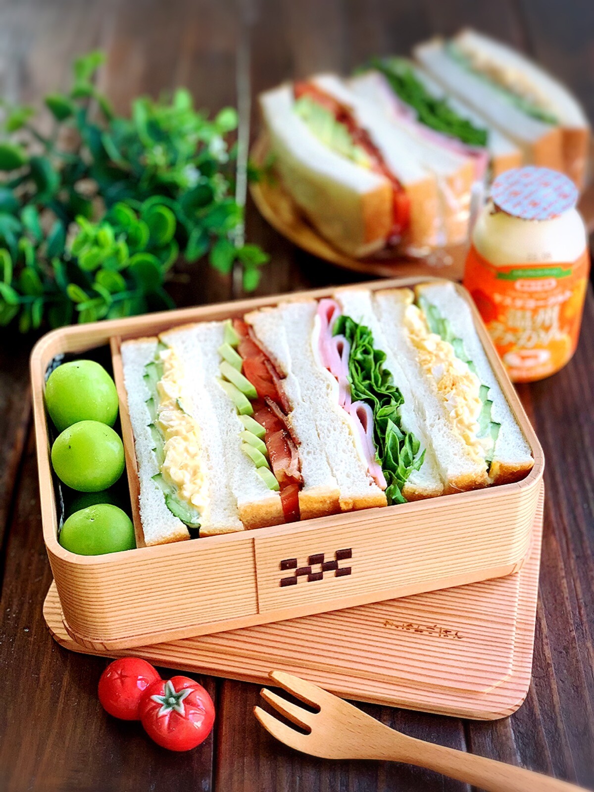 サンドイッチ弁当