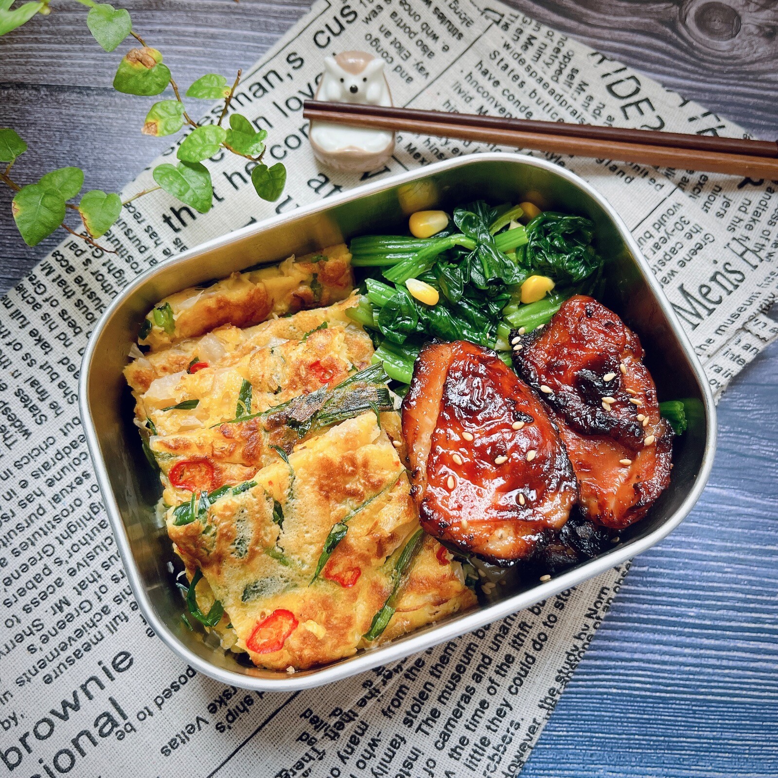 韓式煎餅+豆乳雞