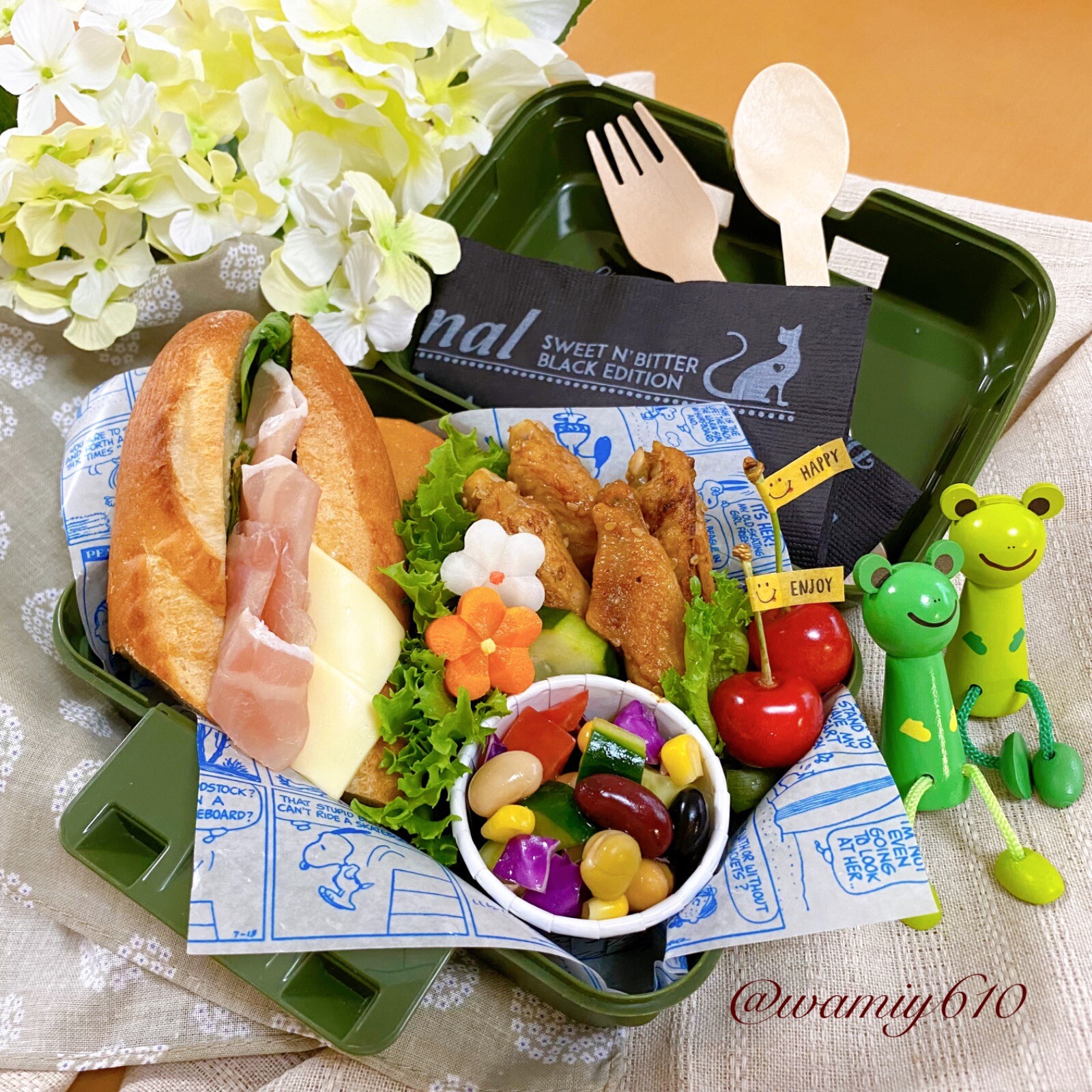 🌿バケットサンド弁当🌿