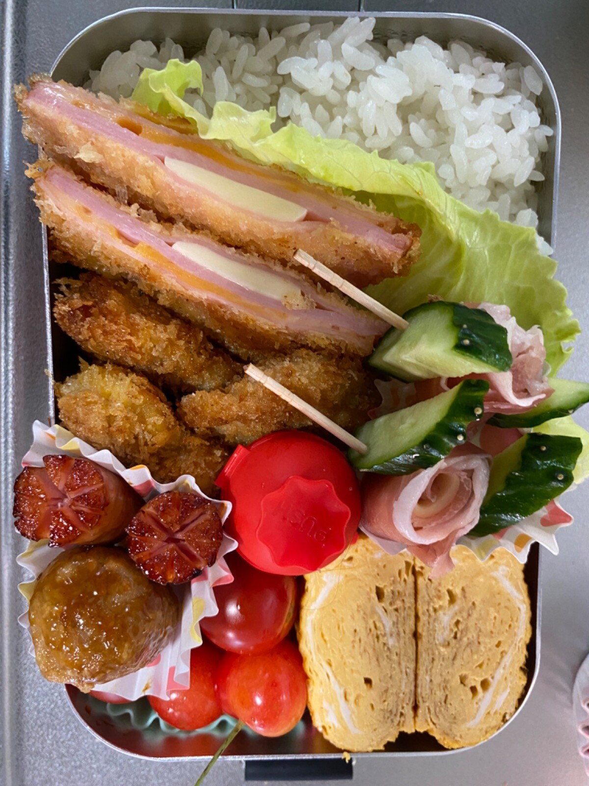 ハムカツ弁当