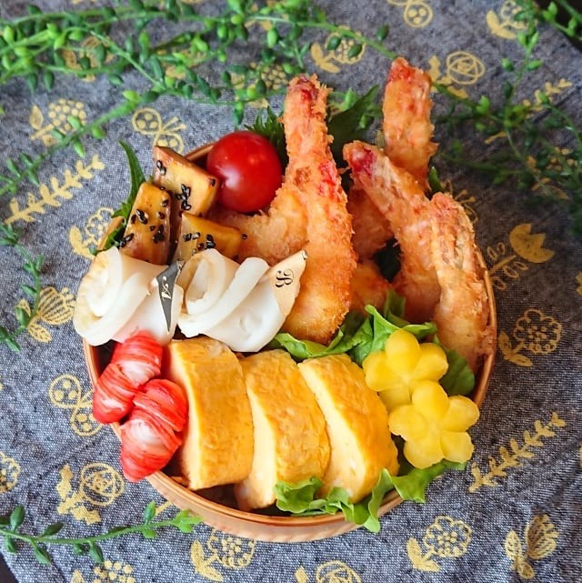 エビフライ弁当☆