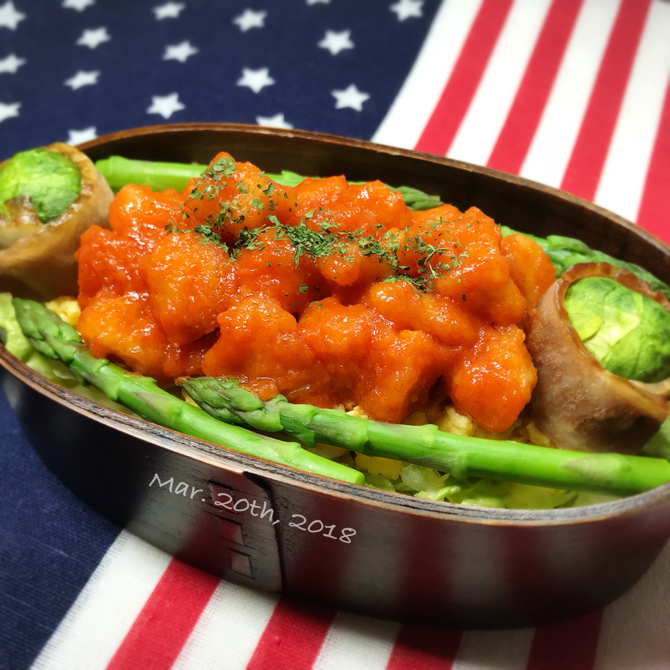 ブァッファローチキン弁当