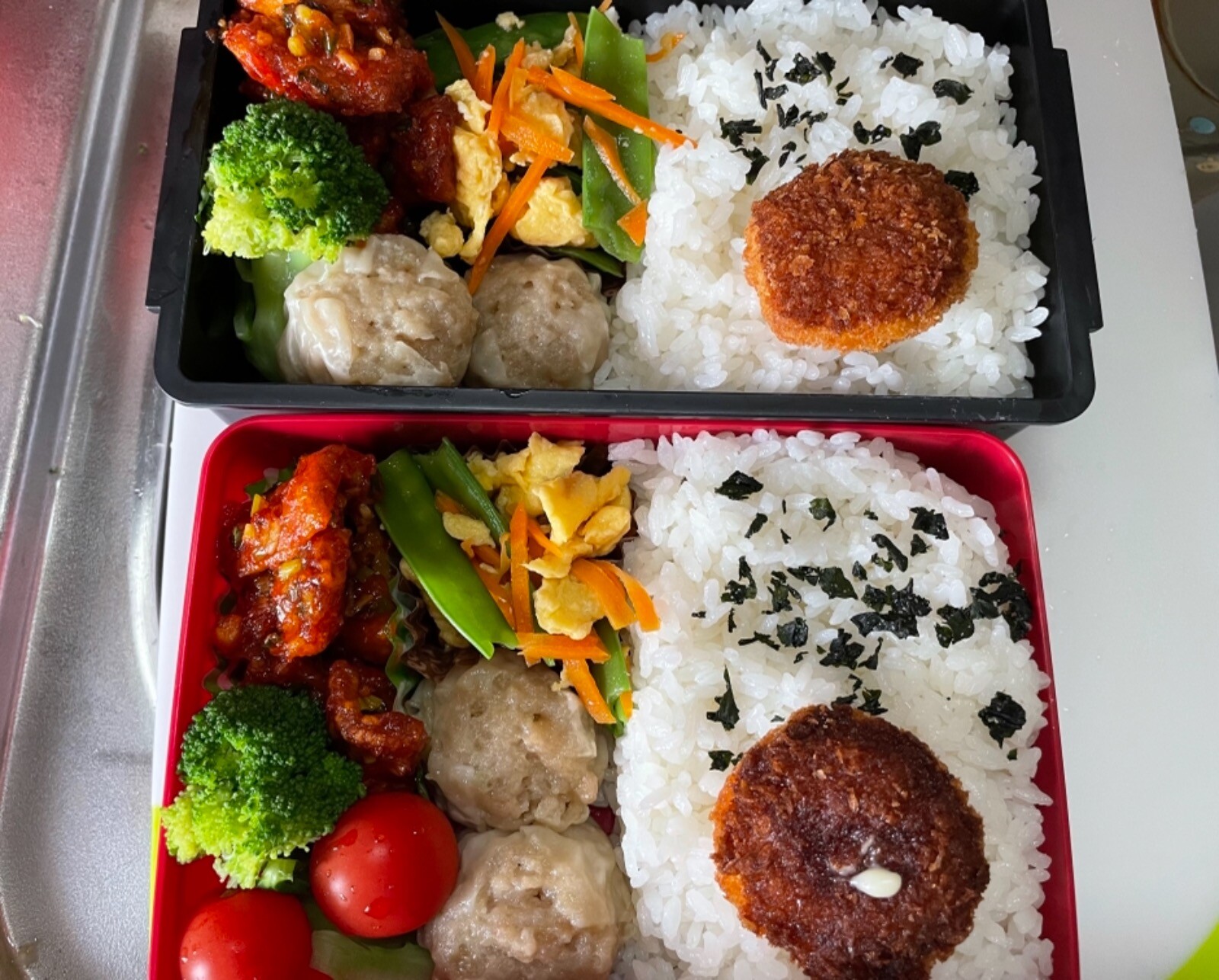 高1サッカー男子のモリモリ弁当