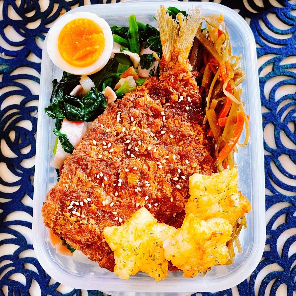 アジフライ弁当