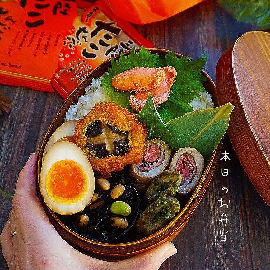 たらこと常備菜の地味弁🐟🍱