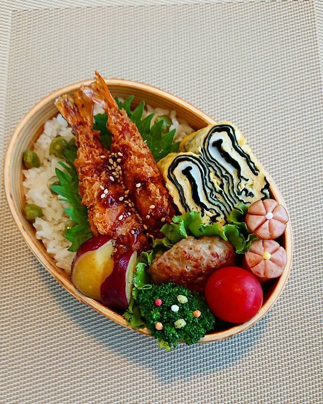 エビフライ弁当☆