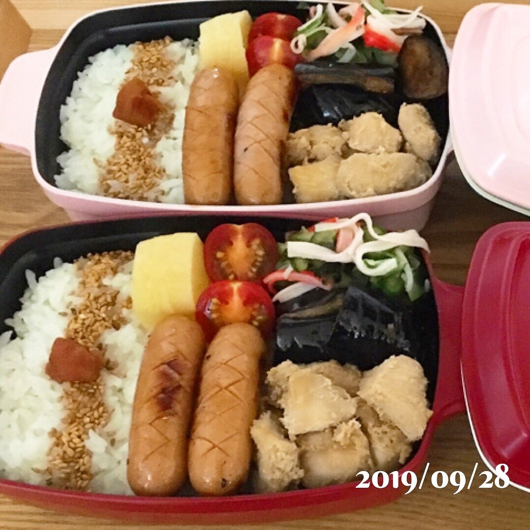 鶏のしょうが煮のお弁当です😄