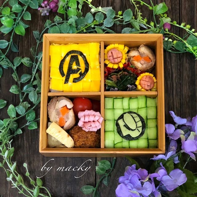 キャラすぎないアベンジャーズ弁当ハルクバージョン