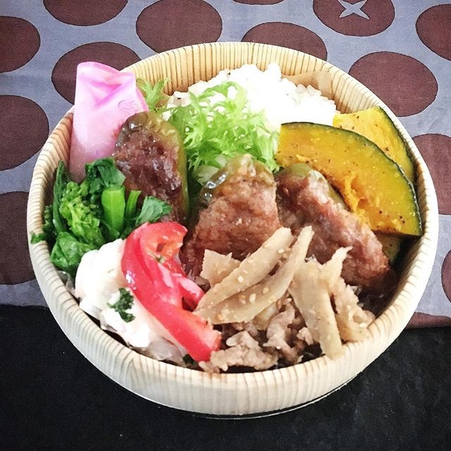 ピーマンの肉詰め弁当