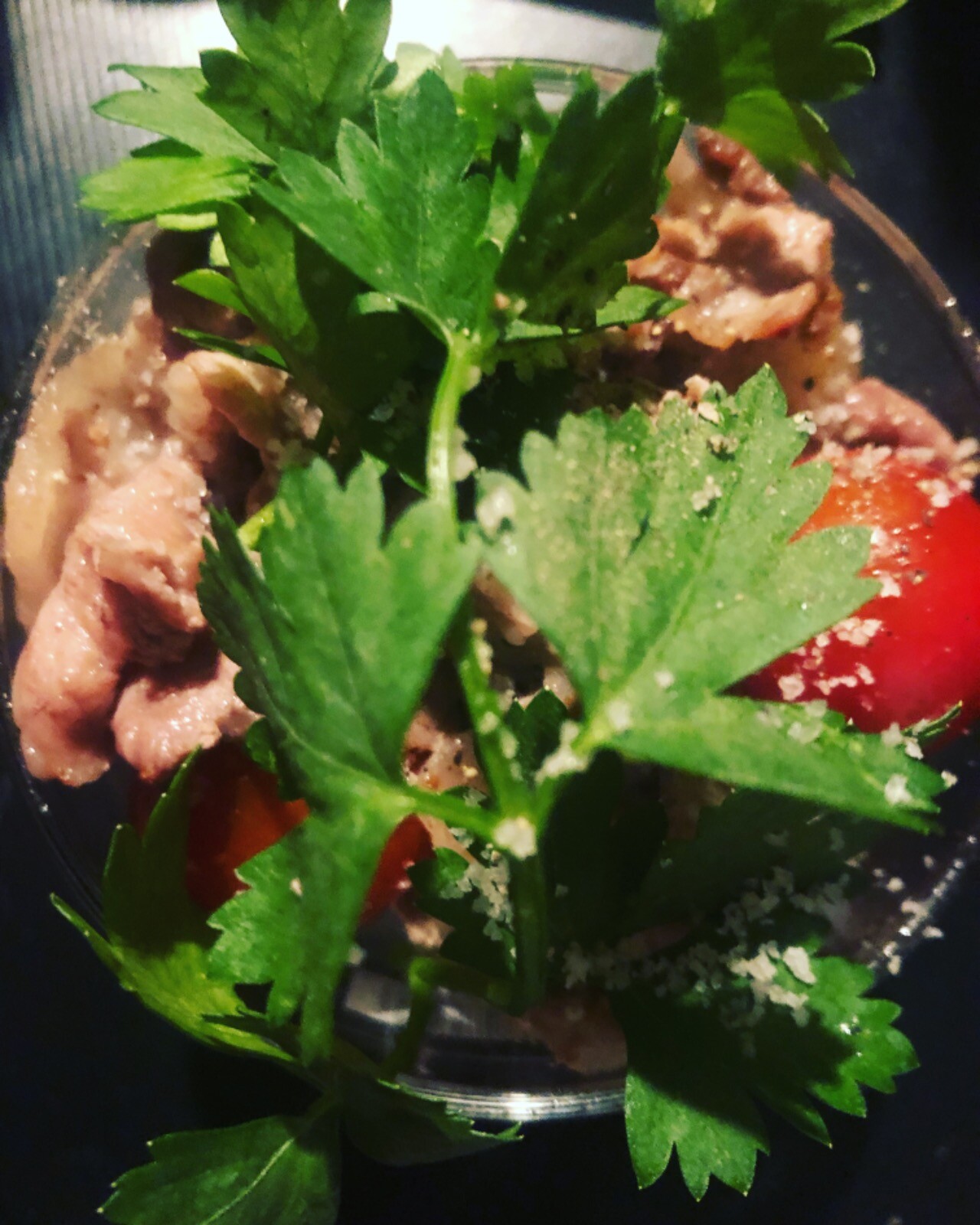 植木みたいな茹で豚弁当。