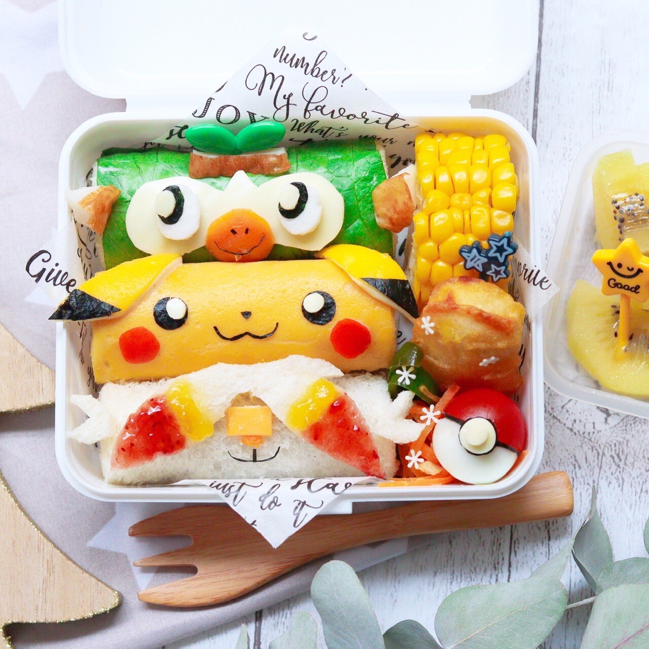 ポケモンロールサンド弁当